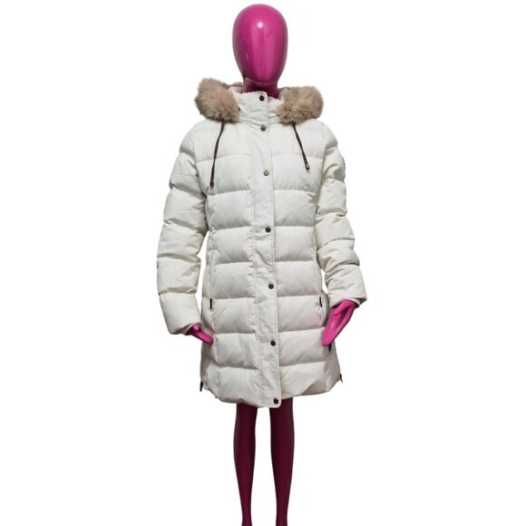 LAUREN RALPH LAUREN HOODED PUFFER COAT - Picture 2 of 5